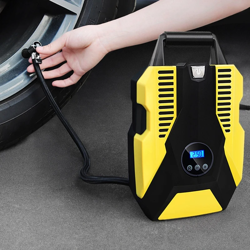 melhor Compressor De Ar Portátil Da Bomba 12v Dc Do Pneu Do Inflator Do Pneu De Digitas