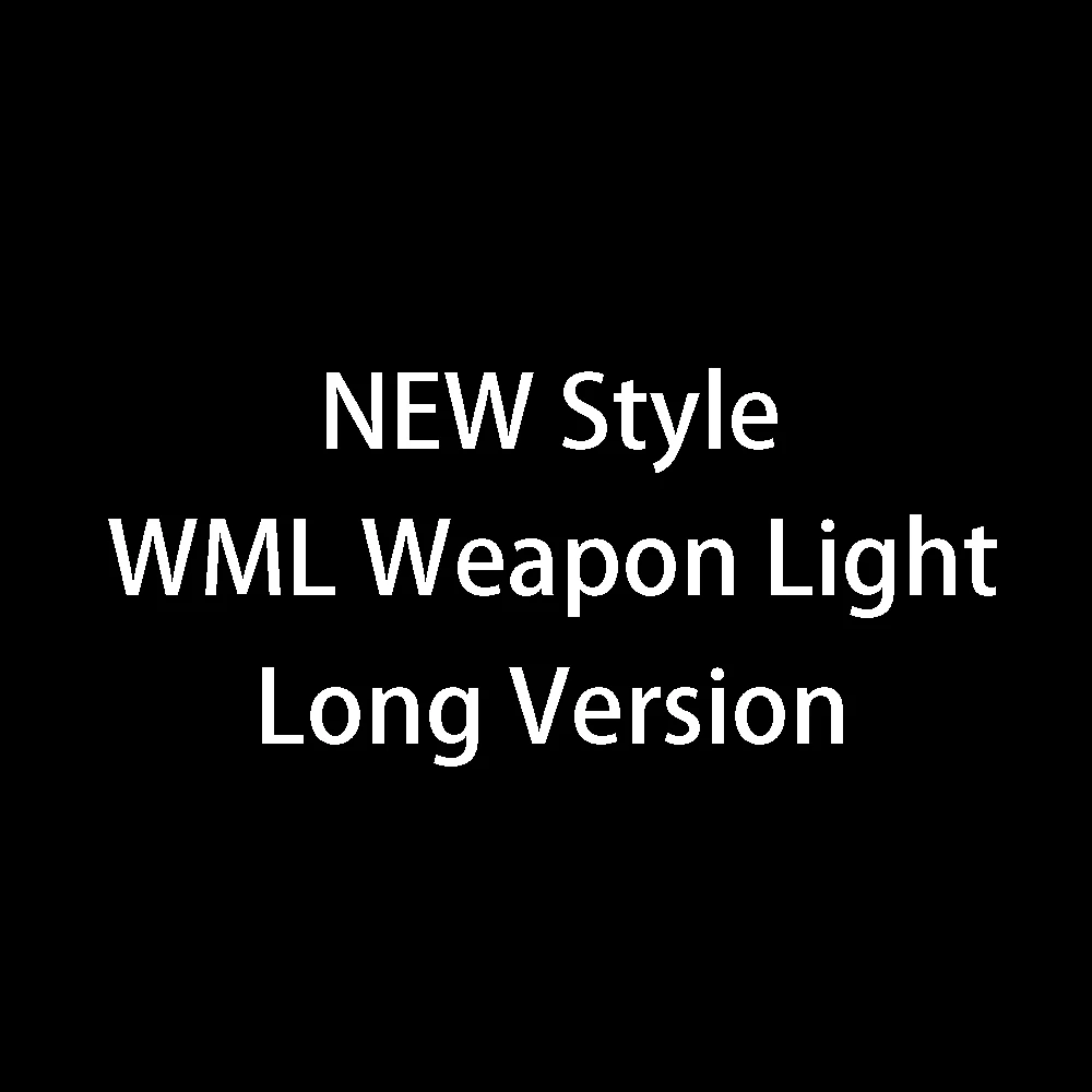 

New WML Tactical Weapon Light Rifle Flashlight Fit 20mm Weaver Picatinny Rail For Hunting Scout Lanterna
