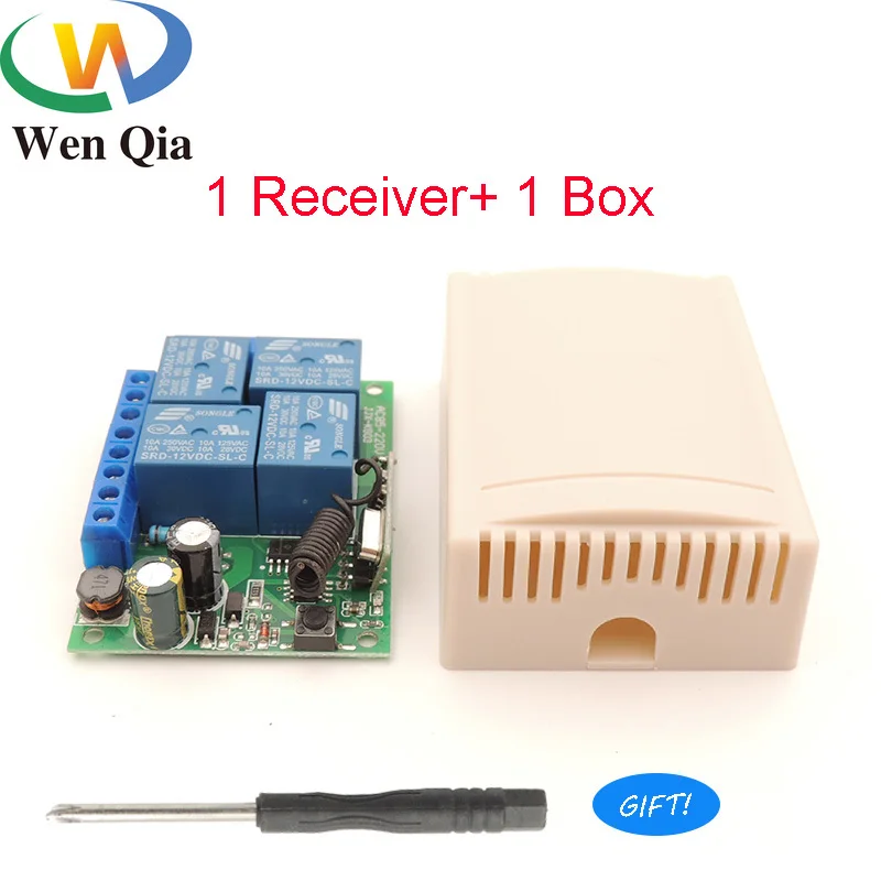 433 МГц Универсальный беспроводной Радиочастотный светильник с дистанционным