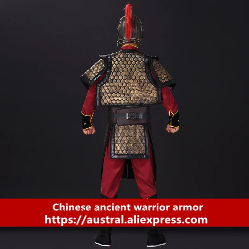 Chinese ancient soldier armor film and television General armor cos performance Patrol uniform TV clothing Zhao Yun Tabard