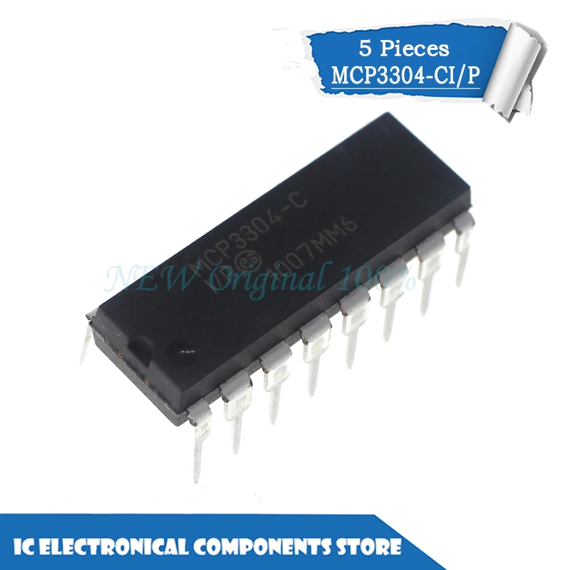

New original MCP3304-CI/P DIP-16 5pcs/lot