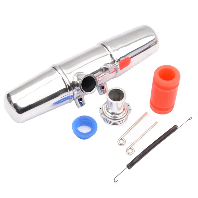 1/8 scale RC Duel настраиваемый Глушитель Трубы для HPI Racing SAVAGE X 4 6 грузовиков 4.6CC нитро