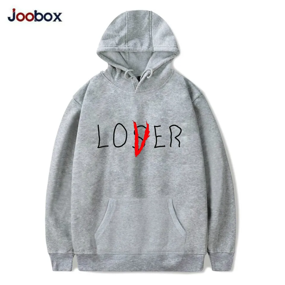 Мужской Женский пуловер унисекс толстовки модные хип хоп Парные свитшоты Lover Loser