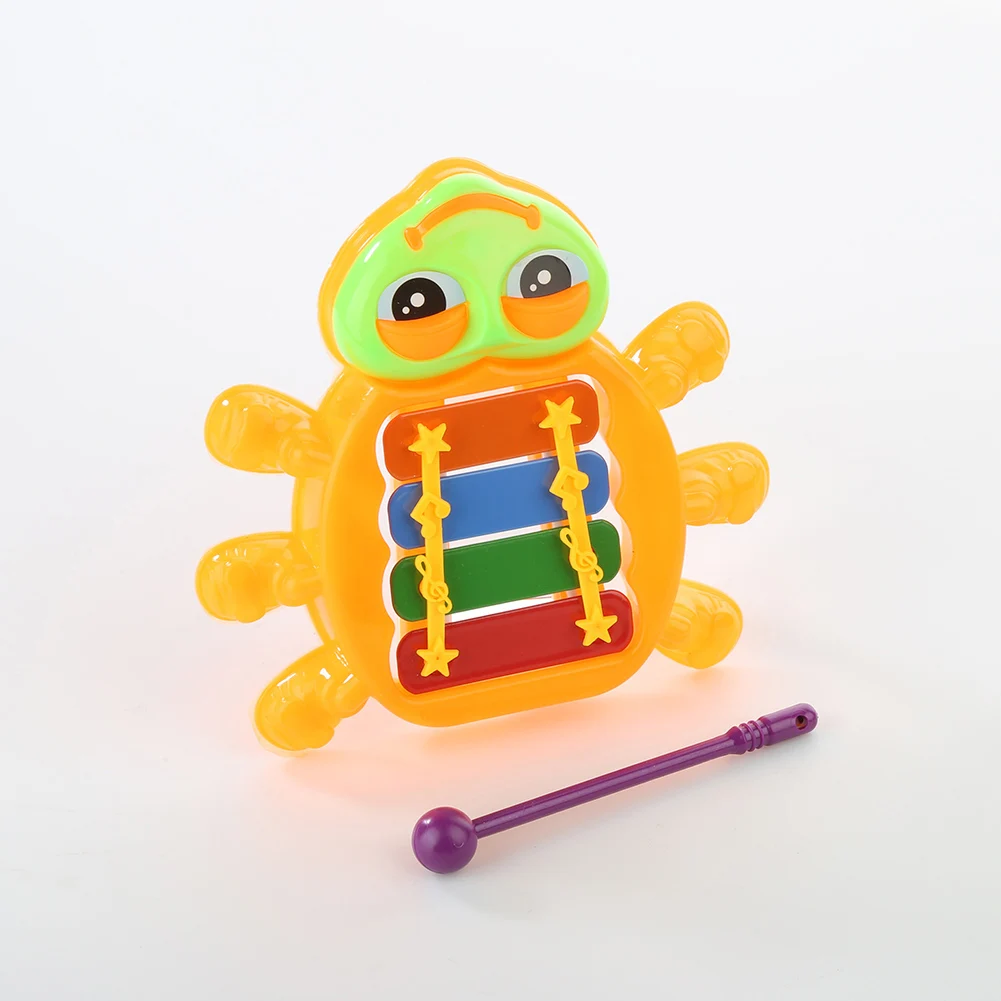 

Musical Educational Animal Developmental Music Bell Toy 4 Tones for Kids Baby