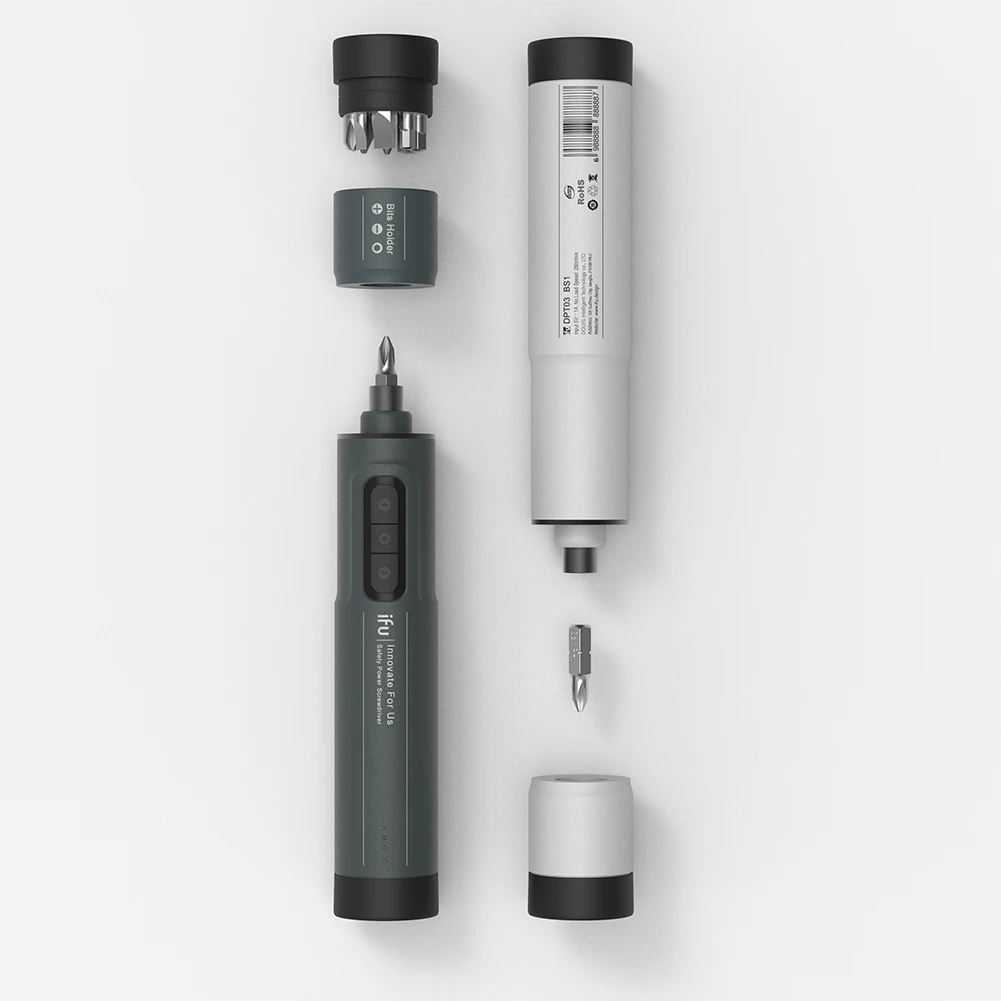

Portable DIY Screwdriver Small Devices Repair Tools Cordless Bits Power Drill Repair Kit Rechargeable with LED Tools