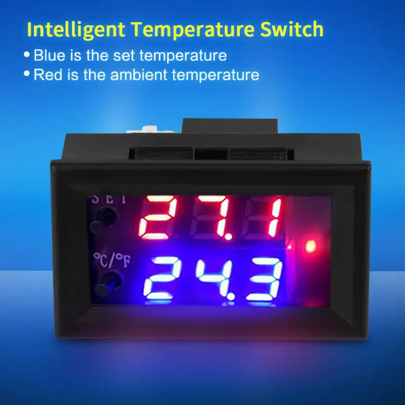 

DC12V Temperature Controller Thermostat Digital Microcomputers Switch Replace