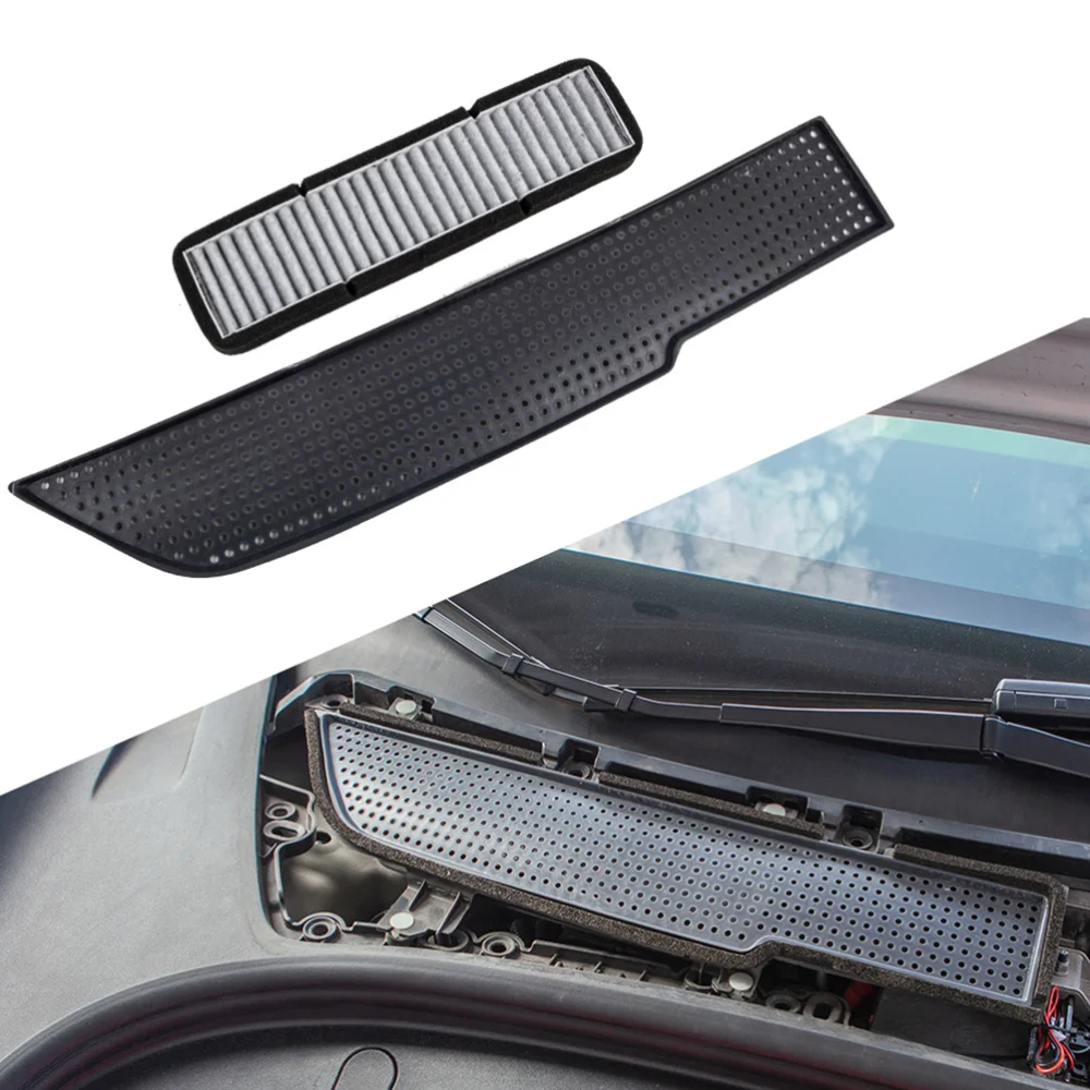 

Air Conditioning Air Inlet Protection Cover PM2.5 Activated Carbon Anti-dirty Purification Air Filter Compatible for T