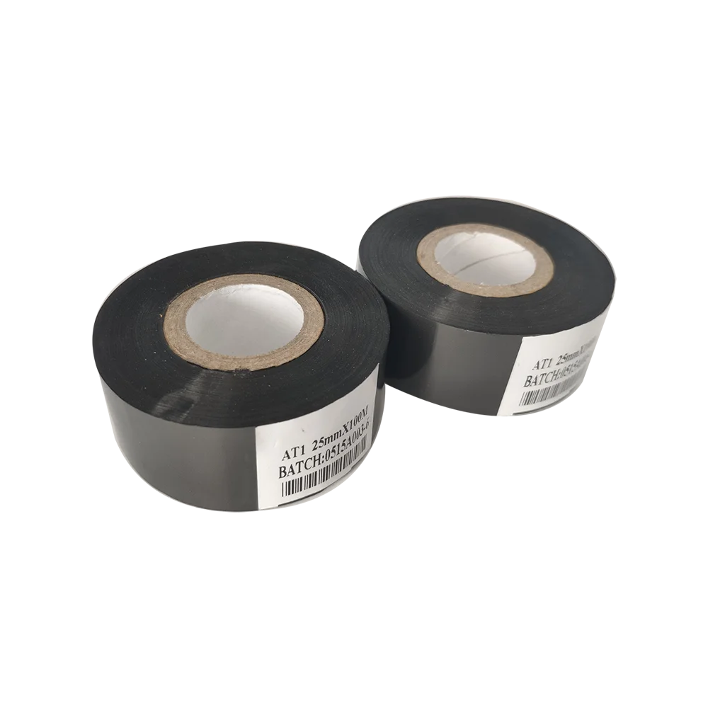 

Black color batch number expiry stamps ribbon for foil coding machine