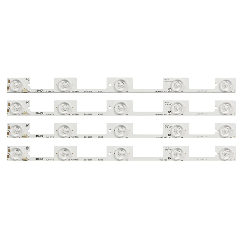 

New 200 PCS LED backlight lamp strip KL39GT618 35017988 5 LEDs*6V 307mm for 39Inch TV