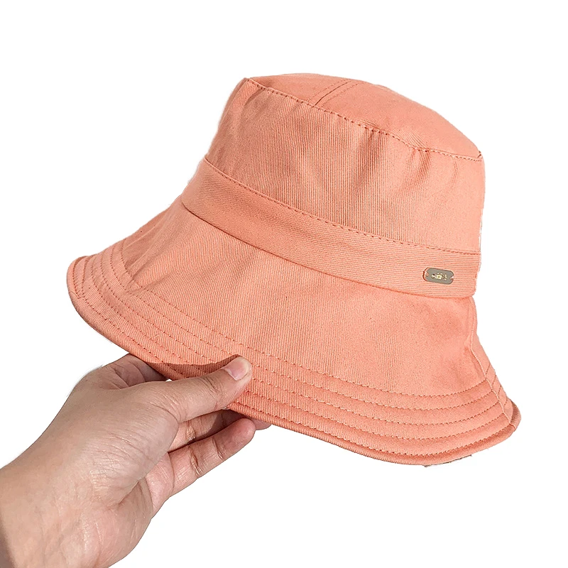 

2021 New Deformation Hat Women's Summer Sunscreen Fisherman Hat Early Spring Korean Pure Color Bucket Hat