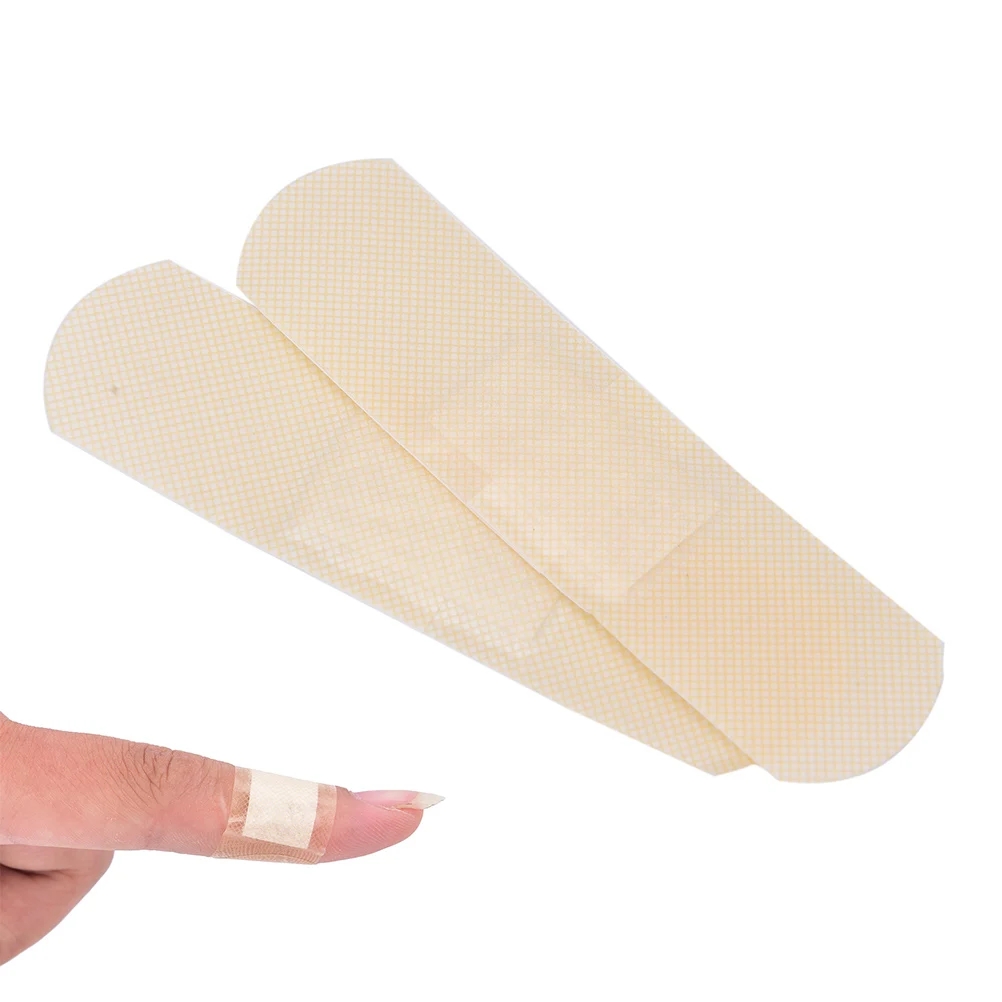 

50pcs/1Box Breathable First aid bandage hemostatic medical disposable waterproof Band-Aid with a sterile gauze pad Plaster Strip