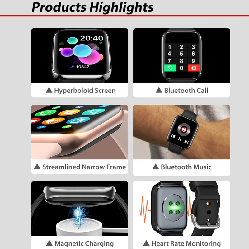 

Bluetooth Call Smart Watch Men 2020 Full Touch Smartwatch Blood Pressure Heart Rate Sport Fitness Tracker Watch Ip67 Waterproof