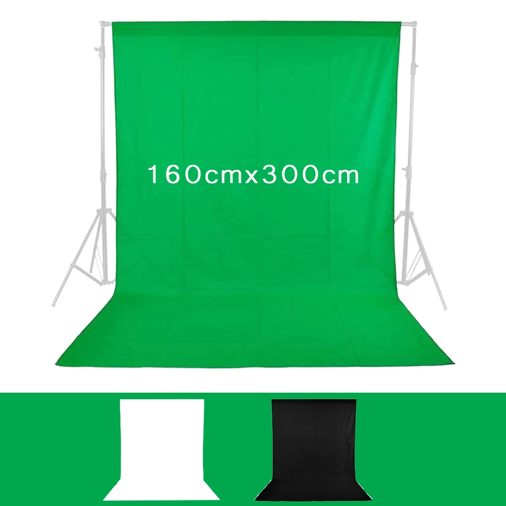 1 6x3 м/5x10 футов фотостудия нетканый фон экран 3 цвета на выбор Черный Белый Зеленый