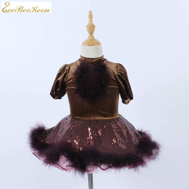 Vestido Profesional de ballet con tutú para niños y adultos, traje de...