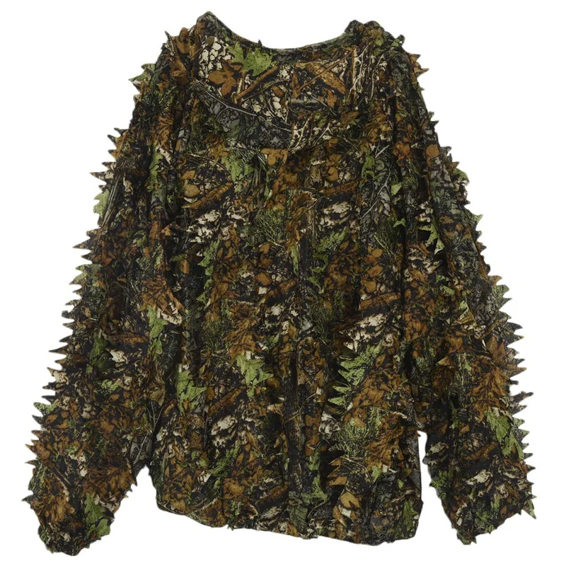 4X 3D лист взрослый Ghillie костюм Лесной камуфляж/камуфляж охотничий олень