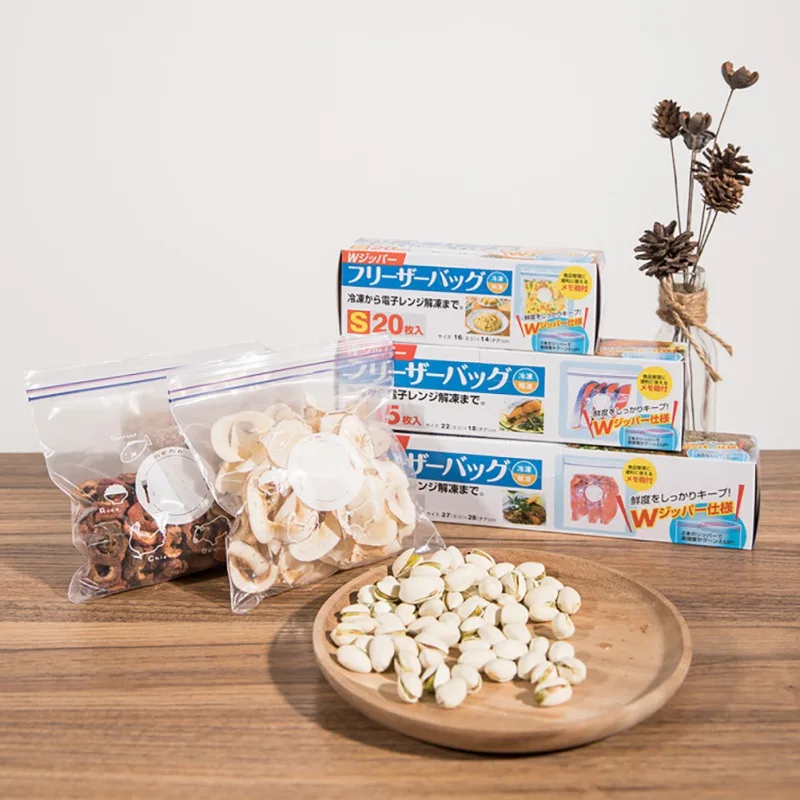 Герметичный пакет для хранения свежих продуктов в японском холодильнике
