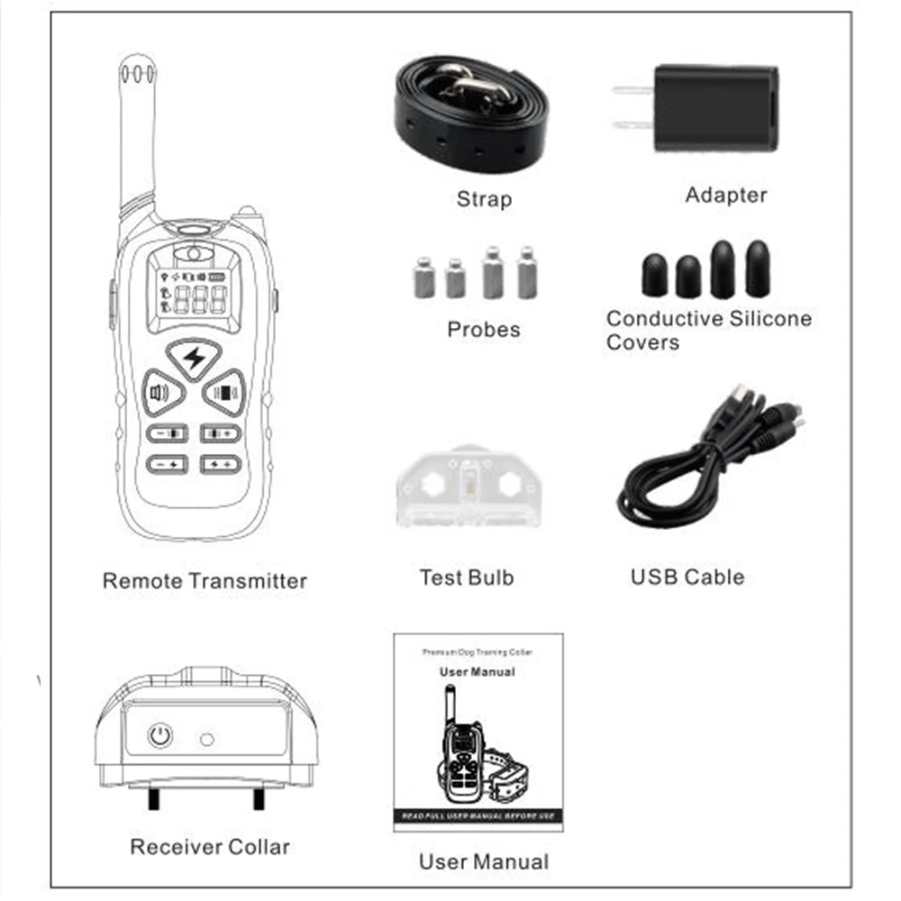 пультом электронный ошейник для дрессировки собак перезаряжаемый