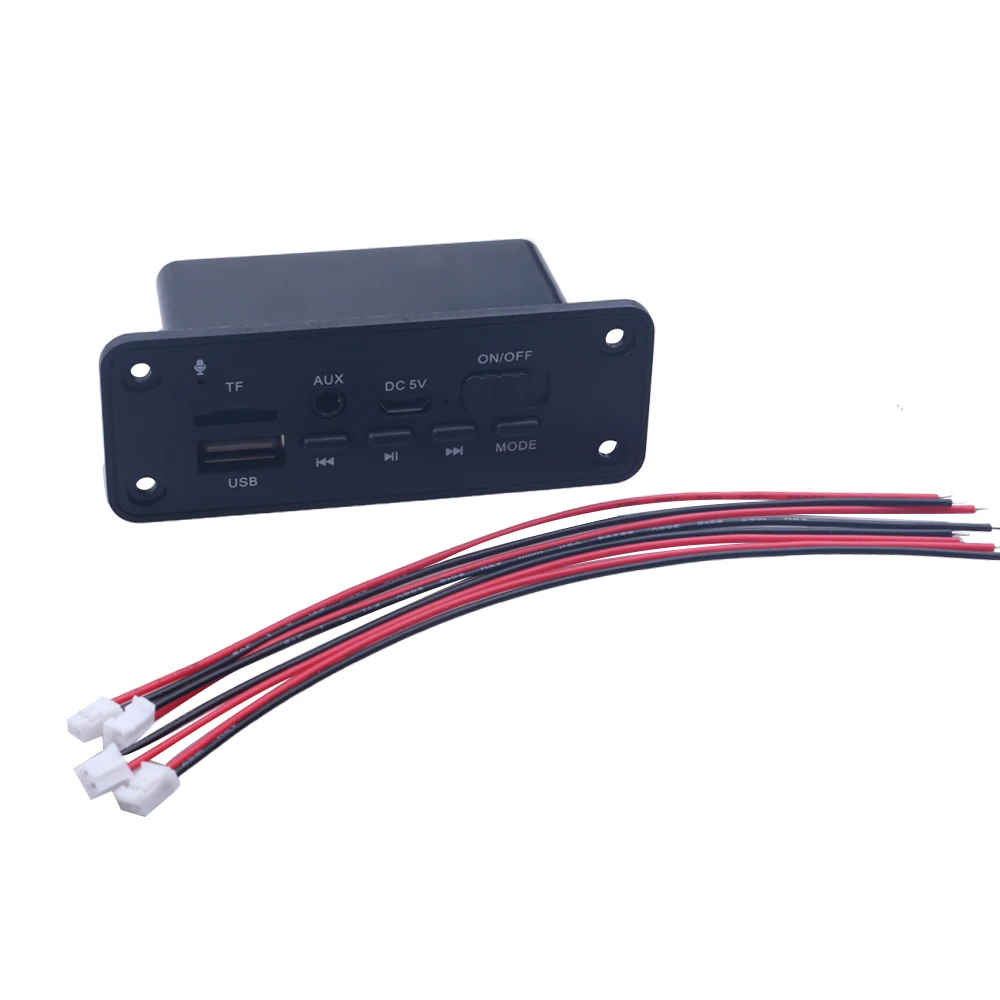 Автомобильный комплект Bluetooth 5 0 FM-радио MP3-плеер декодер плата модуль с микрофоном