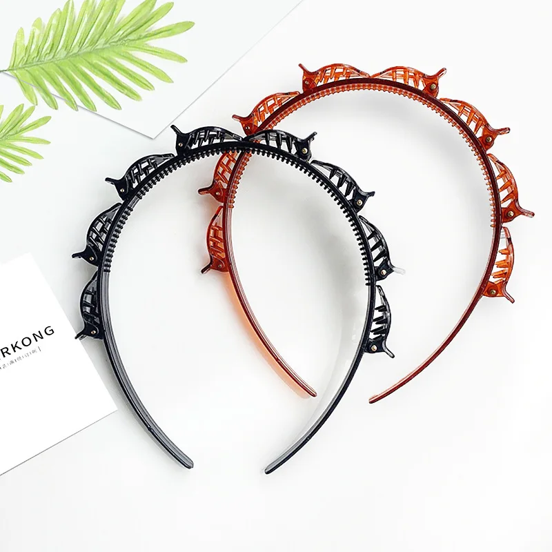 

New Multi Storey Braider Hair Clip Wisp Air Weave Hairpin Hairdo Bring Hair Clip Women Head Hoop Hairband Styling Tool