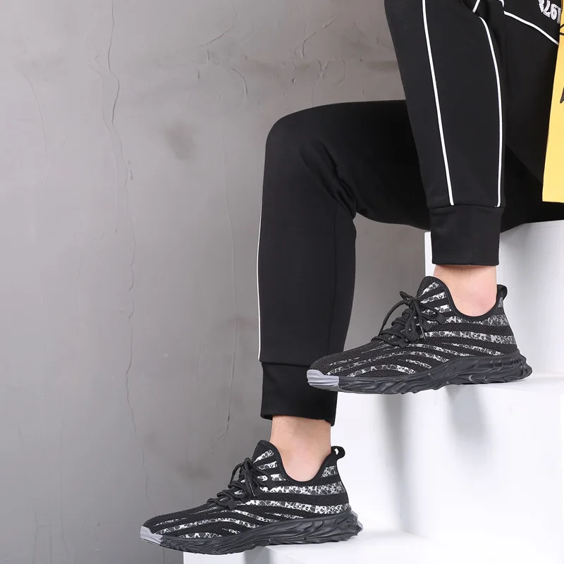 

Men Sneakers Men Casual BreathableTop Quality Boy's Lace-Up Soft Shoes Handmade Fashion Student Shoes