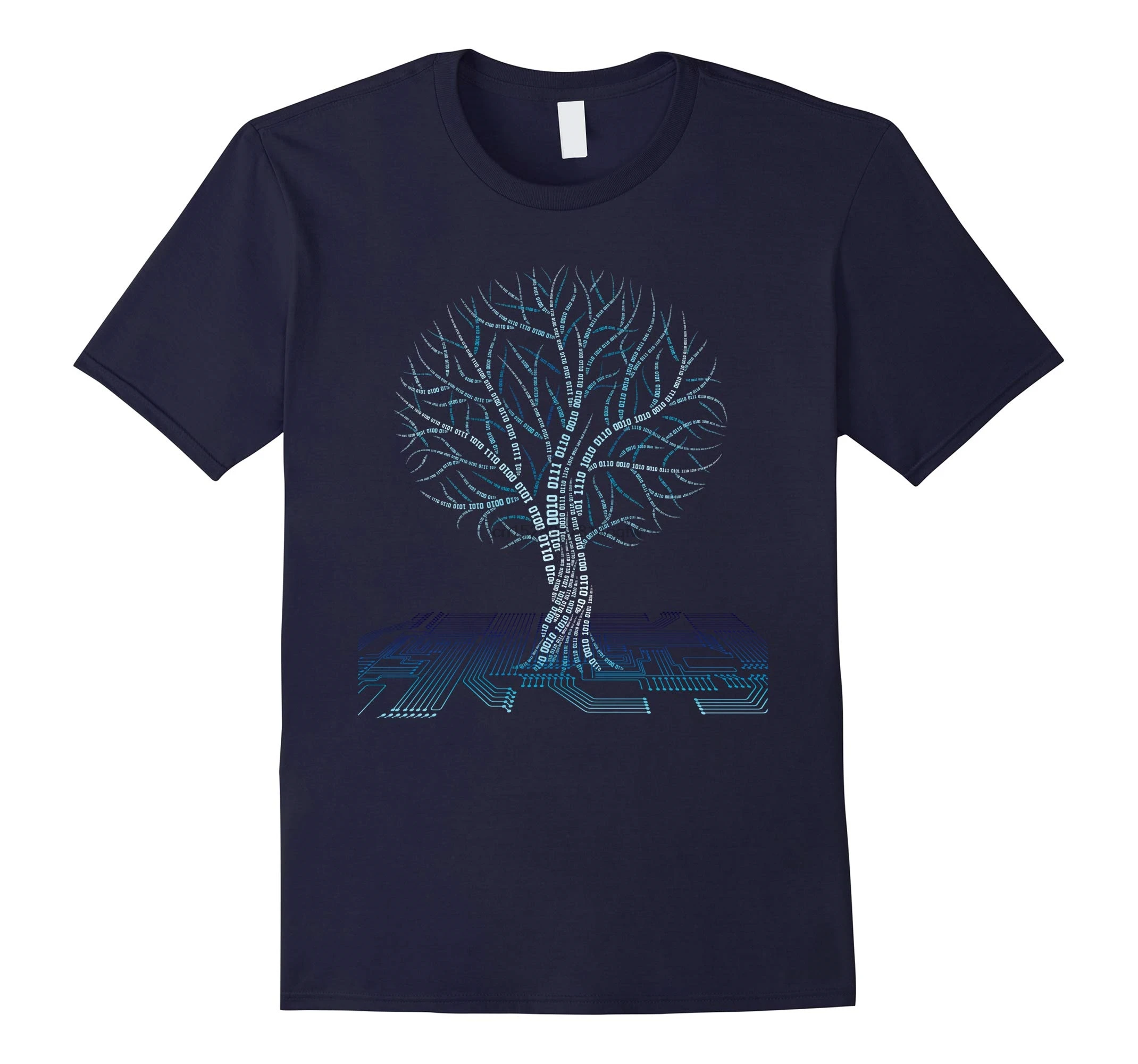 

Men t shirt Binary Tree Computer Coding Shirt-RT Women tshirts
