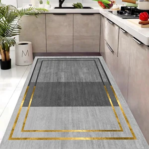 DIMI bathroom Living room rug Kitchen carpets Toilet Modern Geometric Printed Entrance door mat Anti slip Home Deco Floor mat