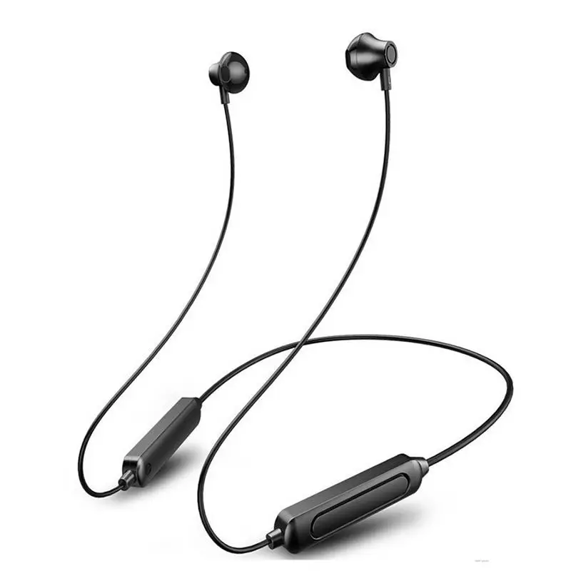 

Магнитная Беспроводная Bluetooth 5,0 гарнитура с креплением на шею стерео спортивные наушники для всех телефонов