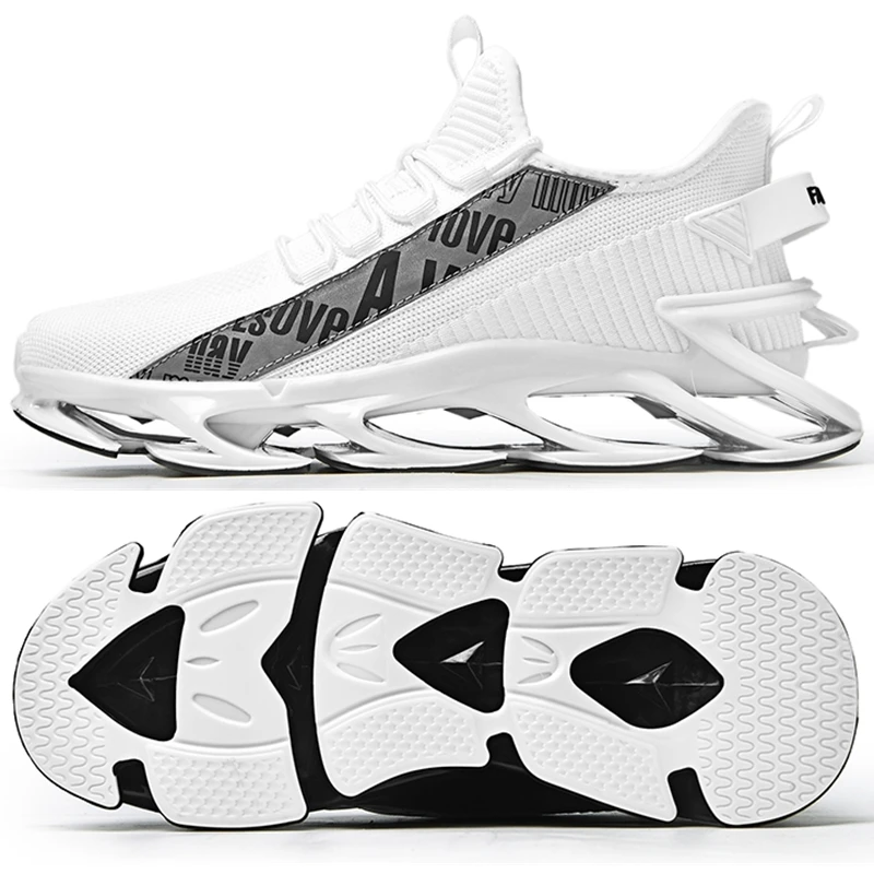 

High Quality Cushioning Rubber Platform Mens Shoes Casual Men Chunky Sneakers Zapatillas Running Shoes Breathable Sport Shoes