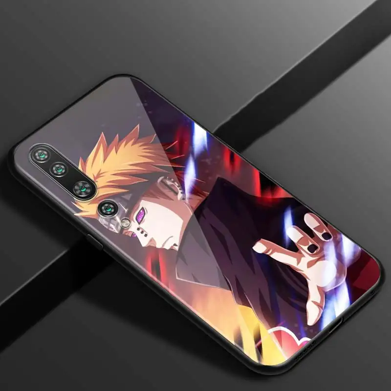 

Anime Naruto Akatsuki For Xiaomi Mi Note 10 Ultra 5G 9 SE 8 A3 A2 A1 6X Poco M2 Pro Play F1 Lite 5G Bright Black Phone Case