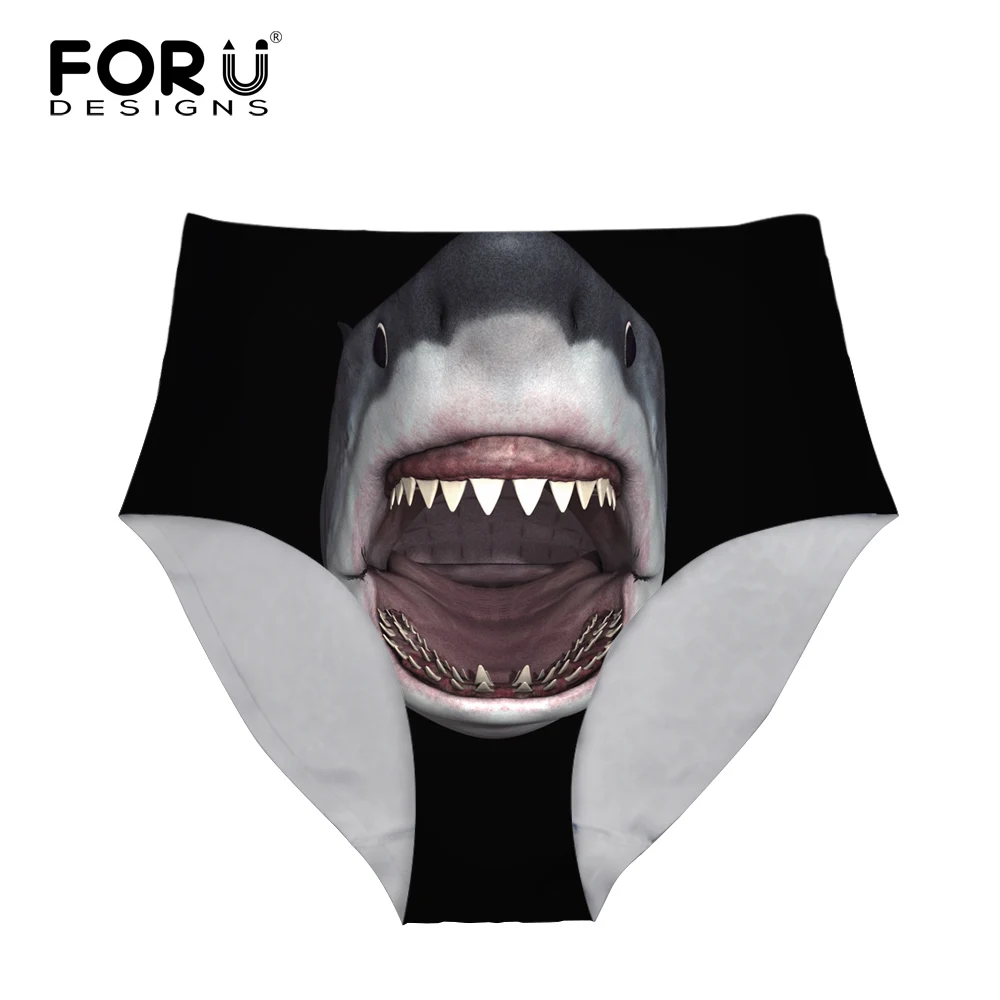 

FORUDESIGNS Cute 3D Animal Women High Rise Women Sexy Underwear High Waist Panties Fashion Sexy Lingerie Female Briefs Plus Size