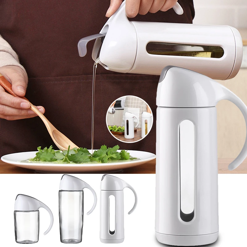 Диспенсер для масла стеклянная бутылка оливкового Герметичная Бутылка соуса