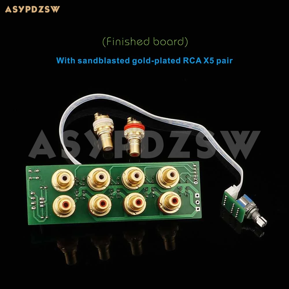 ZEROZONE 4 Way General type RCA Preamplifier Audio signal input Manual switch PCB/DIY Kit/Finished board