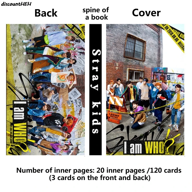 

Kpop Stray Kids Exclusive Card Copies Photo Album LOMO Card Photocard Self Made Cards Book For Fans Collection Stationery