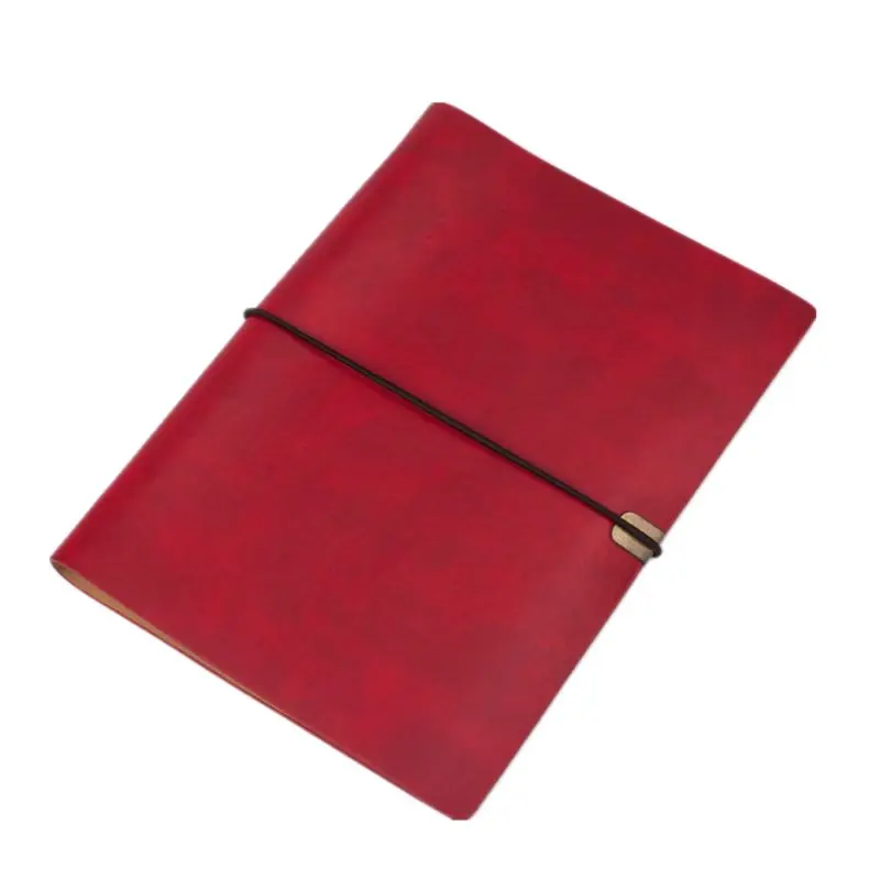 

Pu Leather Note Book Cover Spiral Notebook A5 Planner Organizer Notebook Travel Journal Diary 6 Ring Binder Stationery W8ED