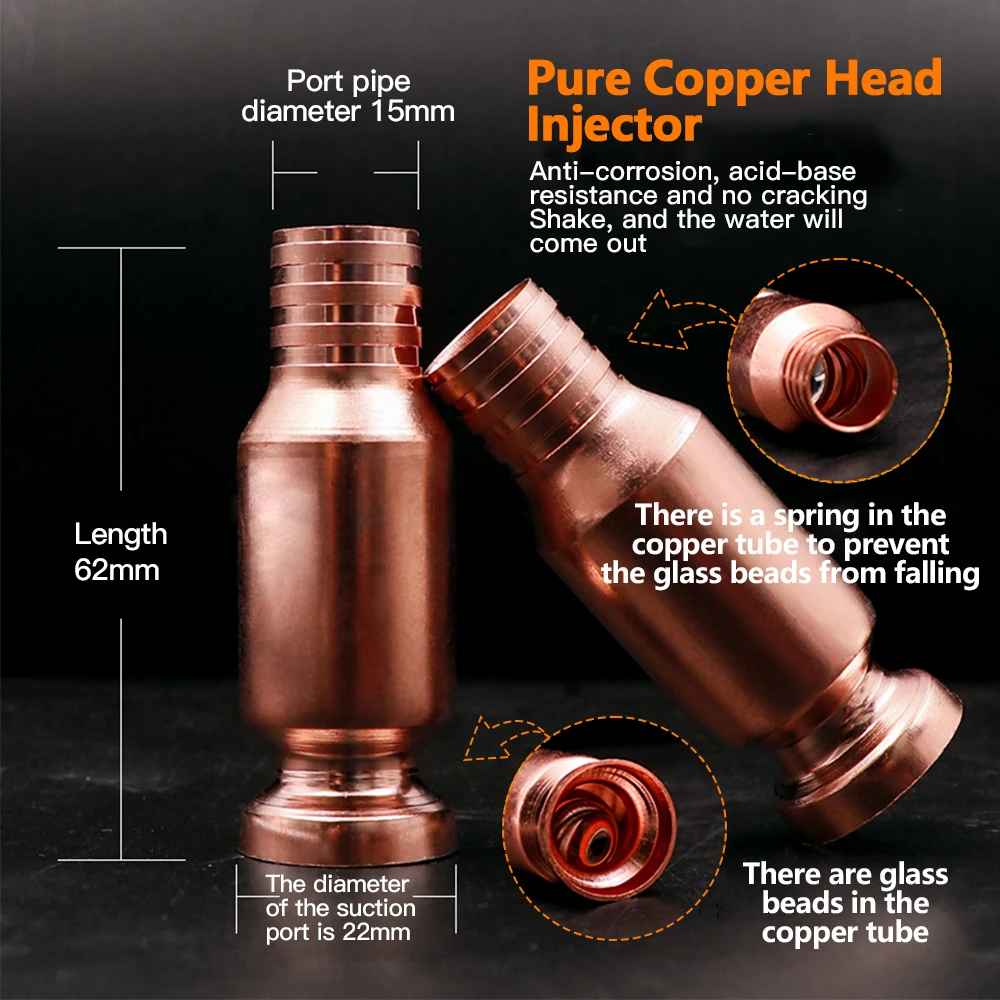 Медный топливный сифон супер насос безопасный заправочный газовый бензиновый