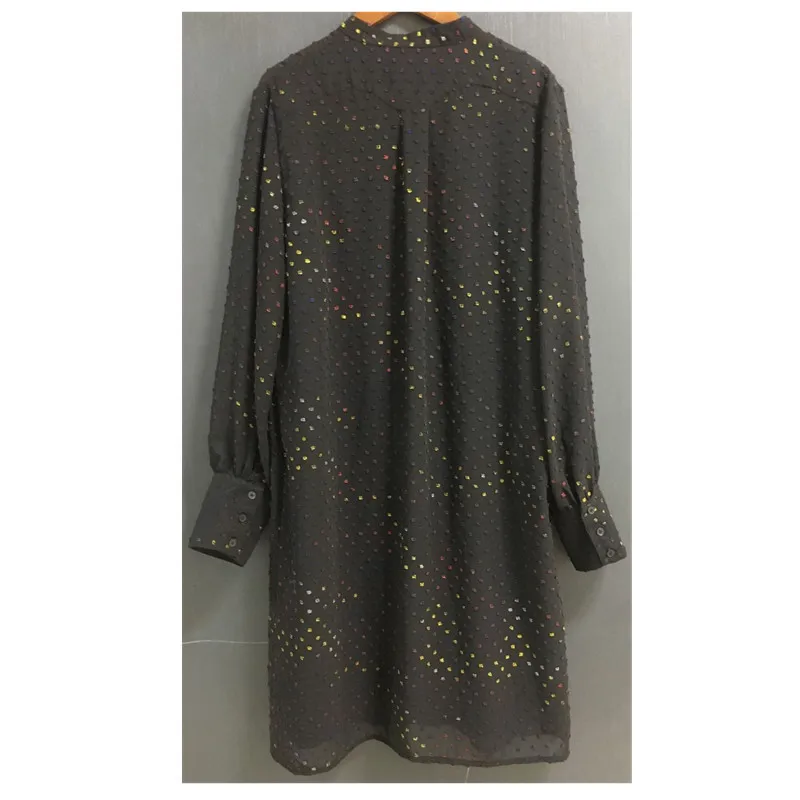 

2020 new color polka dot burnt flower sexy two-piece dress