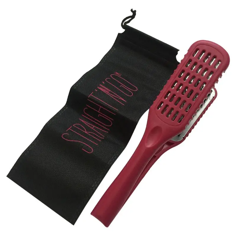 Двухсторонняя щетка для парикмахерской зажим фанеры натуральная керамическая