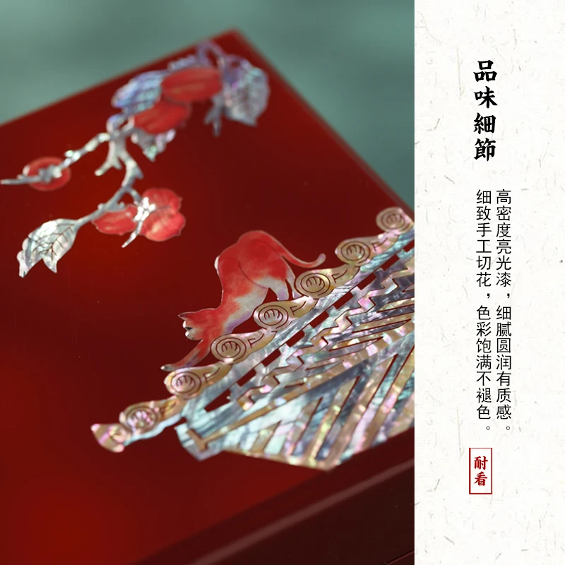 Шкатулка для ювелирных изделий деревянная шкатулка украшений в старинном стиле