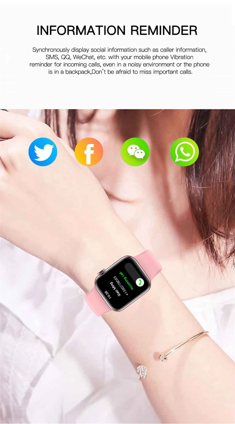 

Original M16plus Smart Watch 1.75inch full screen Bluetooth call password custom wallpaper Heart rate blood pressure smartwatch