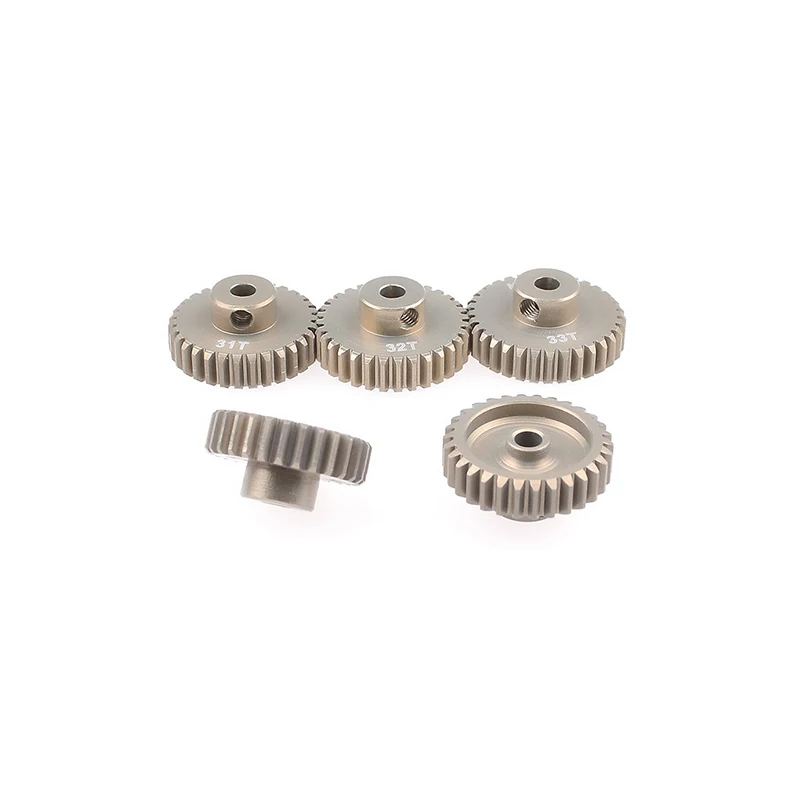 SURPASS-HOBBY M0.6 3.175mm 13T 15T 17T 18T 20T 22T 24T 28T 30T 33T Aluminum alloy metal Pinion Motor Gear For 1/10 Rc Model | Игрушки и