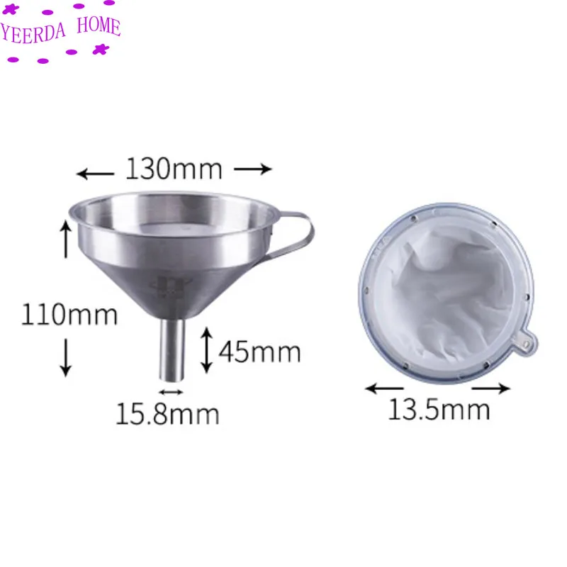 Воронка из нержавеющей стали и фруктовое молоко традиционное китайское масло