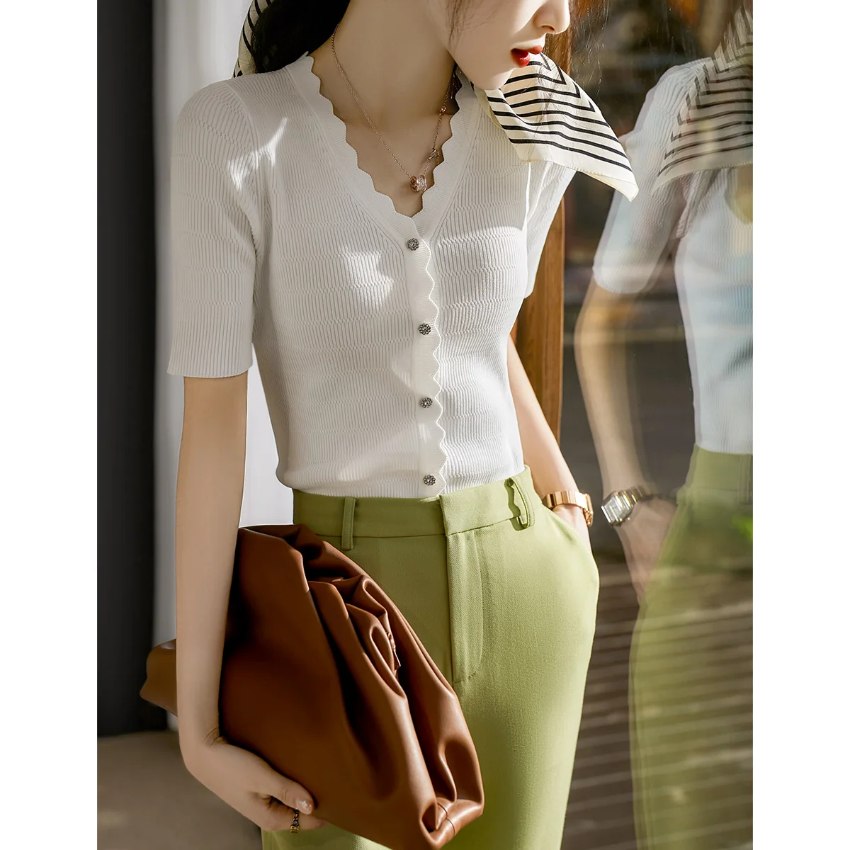 

2021 New Oversize Womens Sweaters Summer Vintage Cardigan Thin Sweater Knitted New Women Cardigan Knit Button Loose