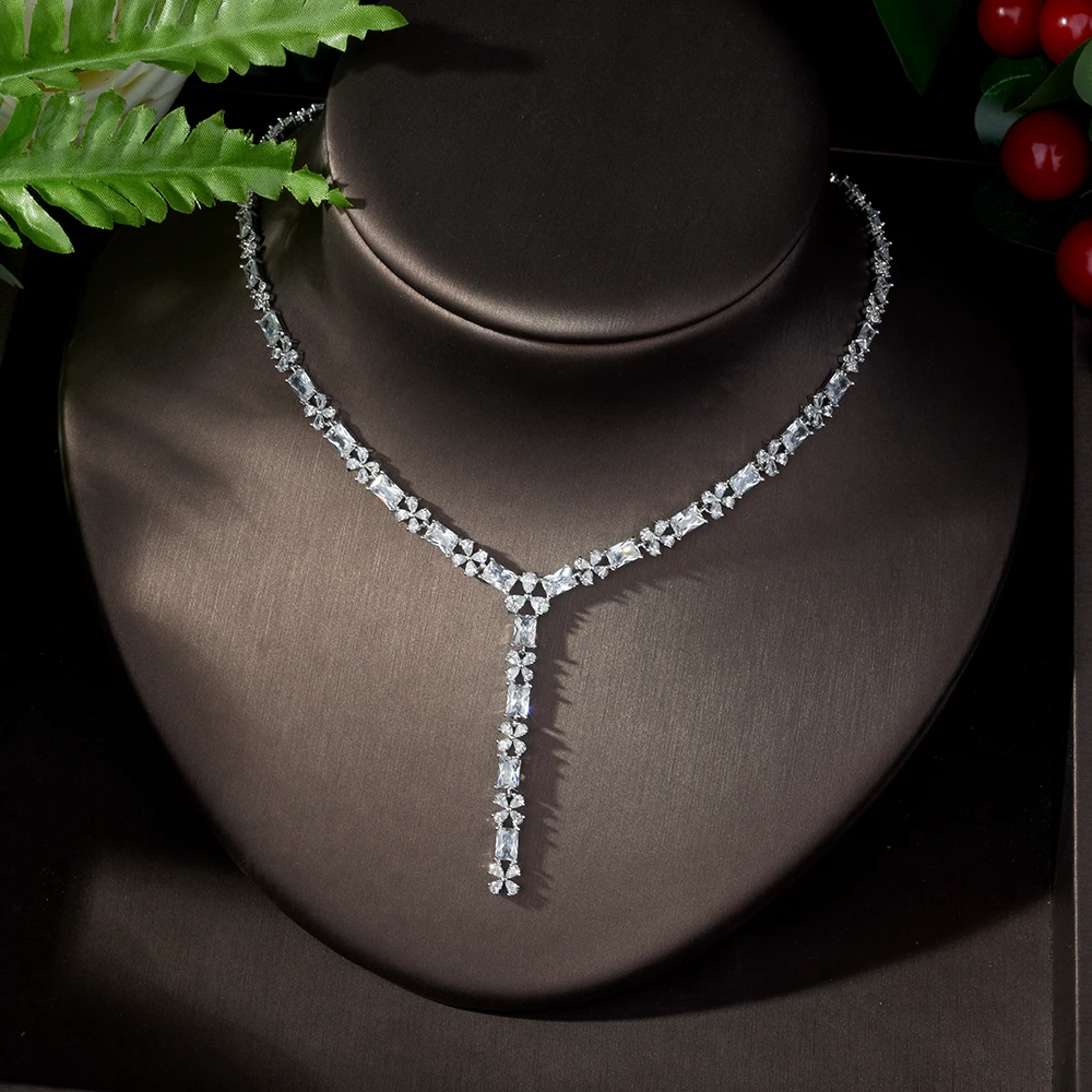 Новинка роскошный женский комплект ювелирных изделий HIBRIDE с квадратным цветком