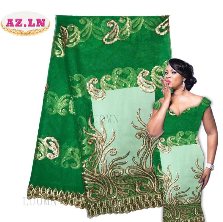 Африканская белая кружевная ткань высококачественный тюль Африканское