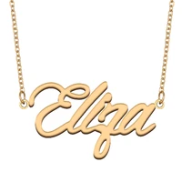 necklace with name eliza for his her family member best friend birthday gifts on christmas mother day valentines day
