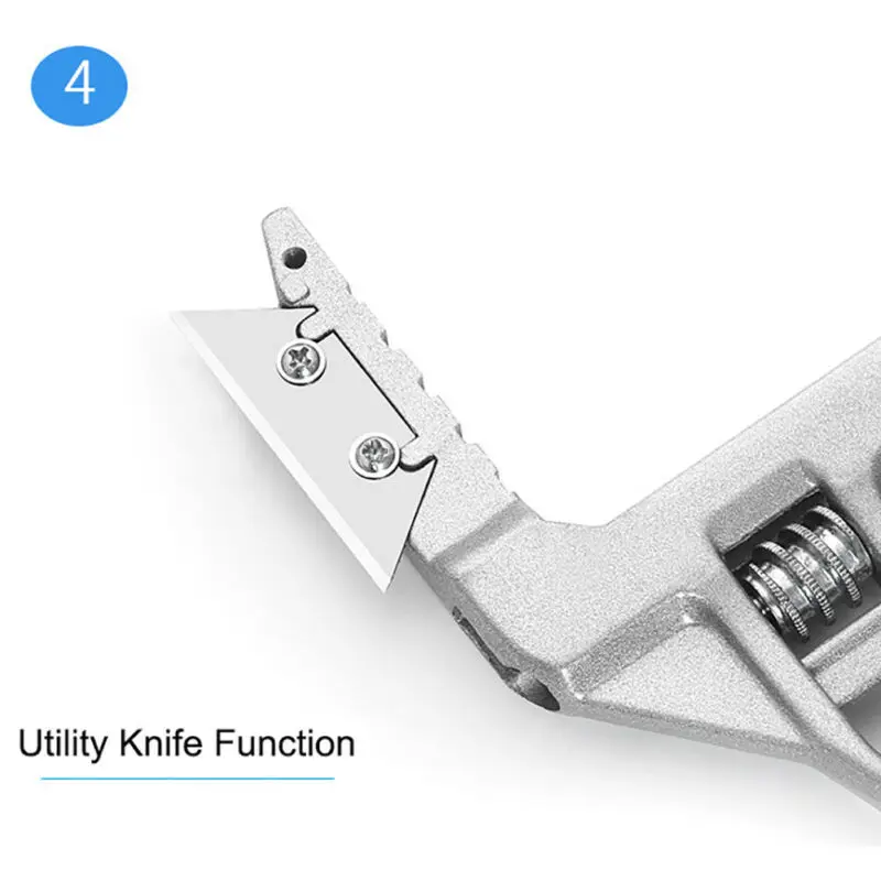 

Hand Tool Wrench 6-75mm Adjustable Large Open Spanner Hand Pipe Useful Bathroom Wrench Blade Hand Tools