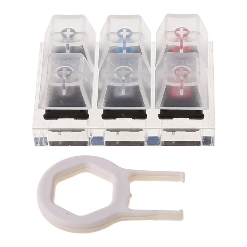 Новинка 6 клавишных колпачков переключатель клавиатуры тестер механическая