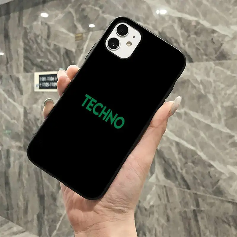 Чехол для телефона MaiYaCa с технической музыкой iPhone 11 12 13 mini pro XS MAX 8 7 6 6S Plus X 5S SE 2020 XR |