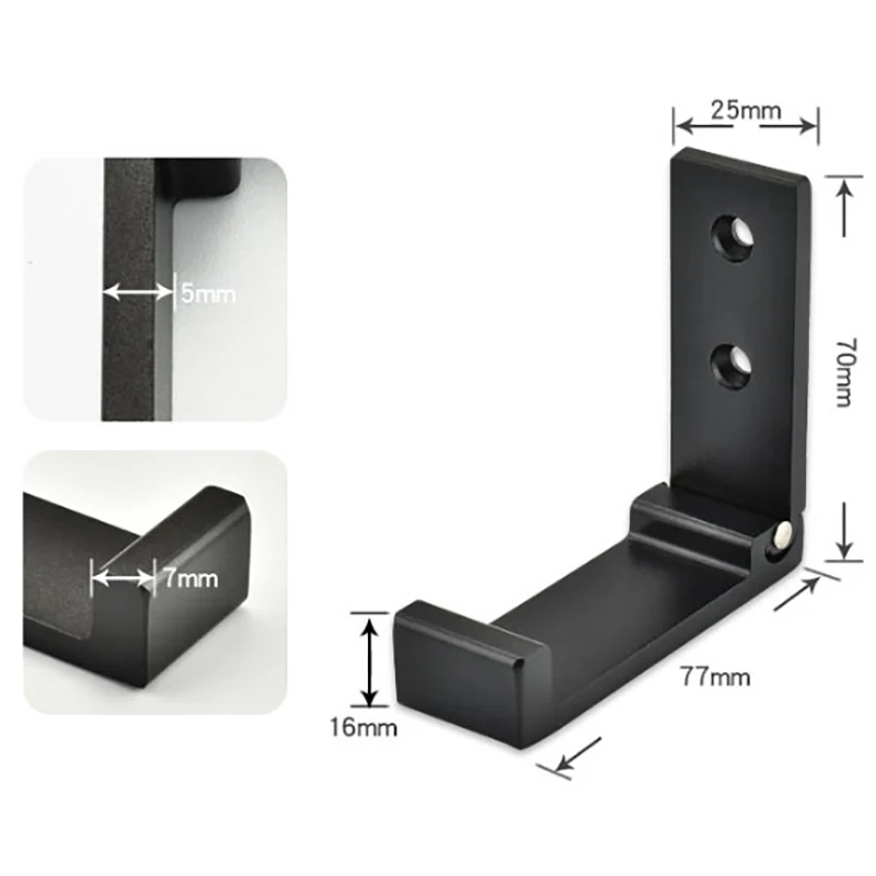 

Universal Headphone Holder Rack Headphones Hook Headsets Stand Hanger Wall Mount Earphone Accessories