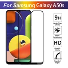 Samsun a50 полное покрытие закаленное стекло для Samsung Galaxy A50 A505F Защитная пленка для Samsung a50s A507F защита для экрана